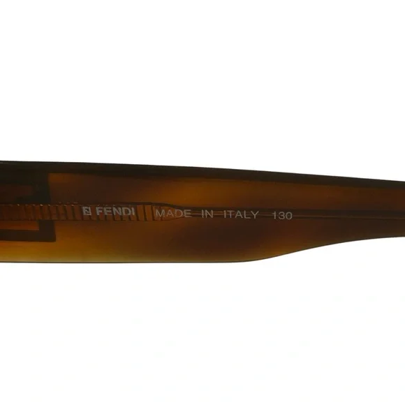 Fendi sunglasses lunette Brielle cat eye brown Italy vintage 90s y2K unisex - Picture 5 of 15